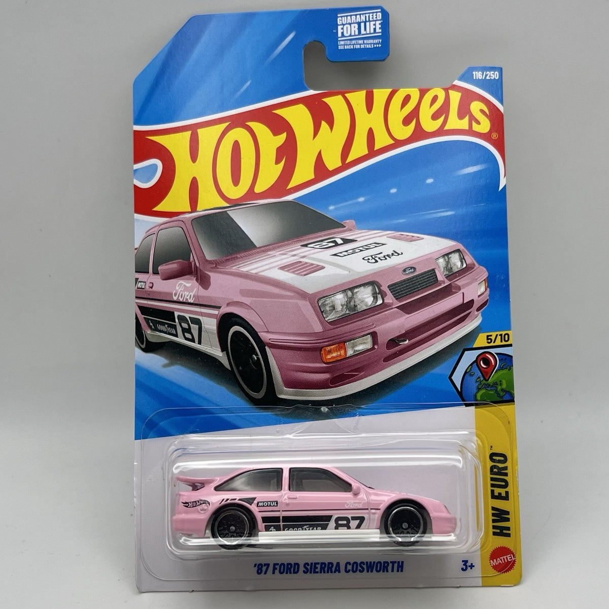 Hot Wheels 2026 Mainline HW Euro '87 Ford Sierra Cosworth Pink #116