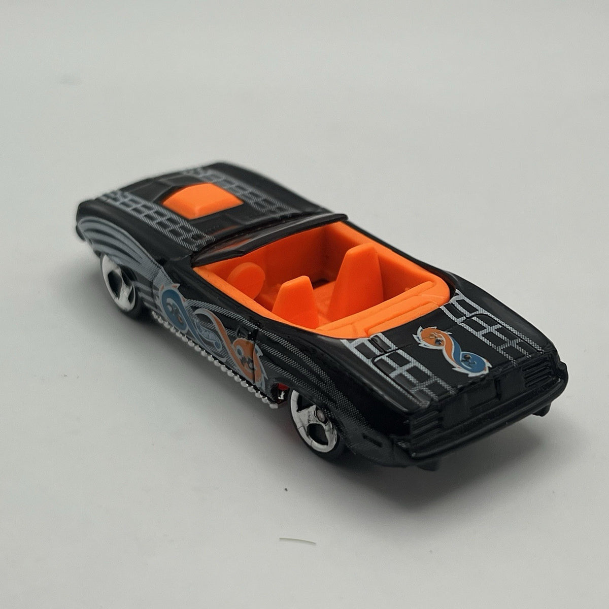 Vintage 1996 Hot Wheels - Black King Kuda Convertible - 1:64 Scale Diecast Car
