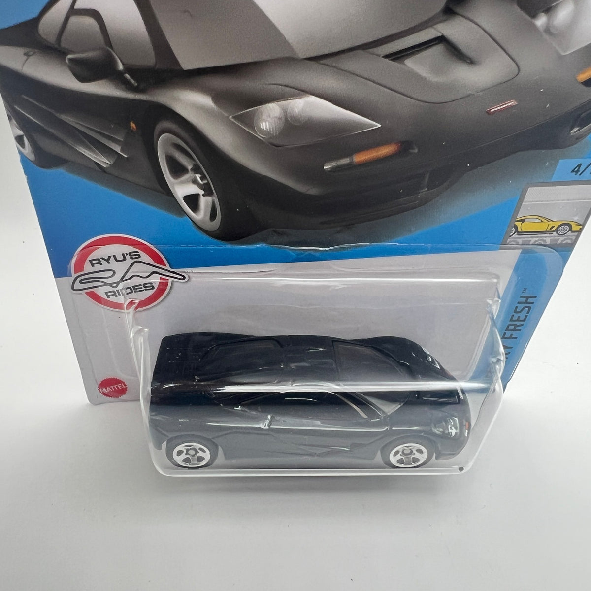 Hot Wheels McLaren F1 Black 107/250 Factory Fresh 4/10 Ryu's Rides 1:64 Diecast