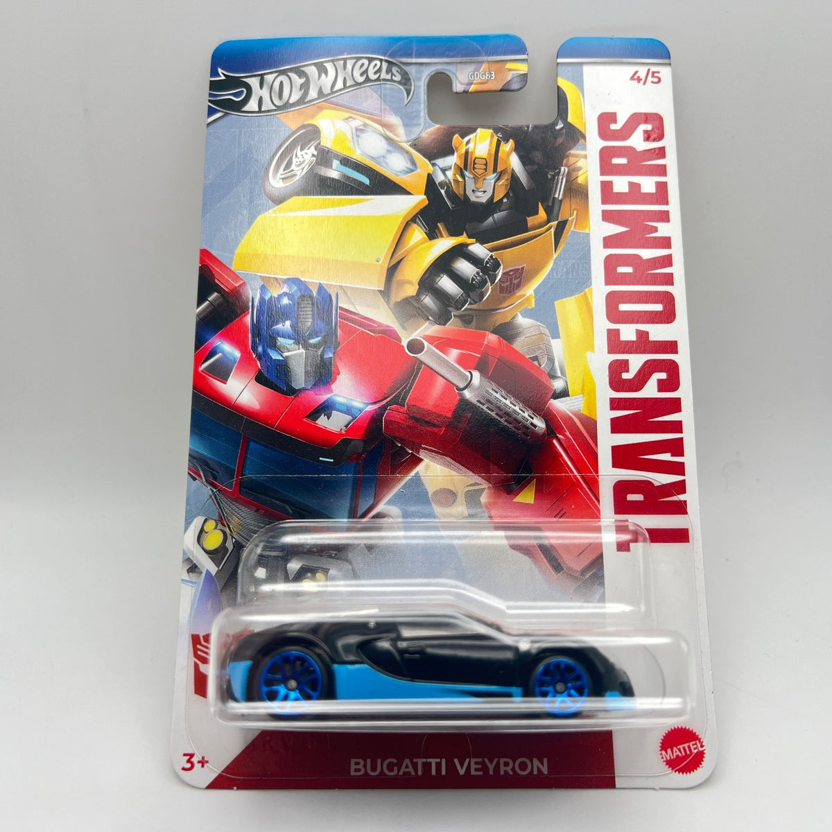 2024 Hot Wheels  Transformers series Bugatti Veyron