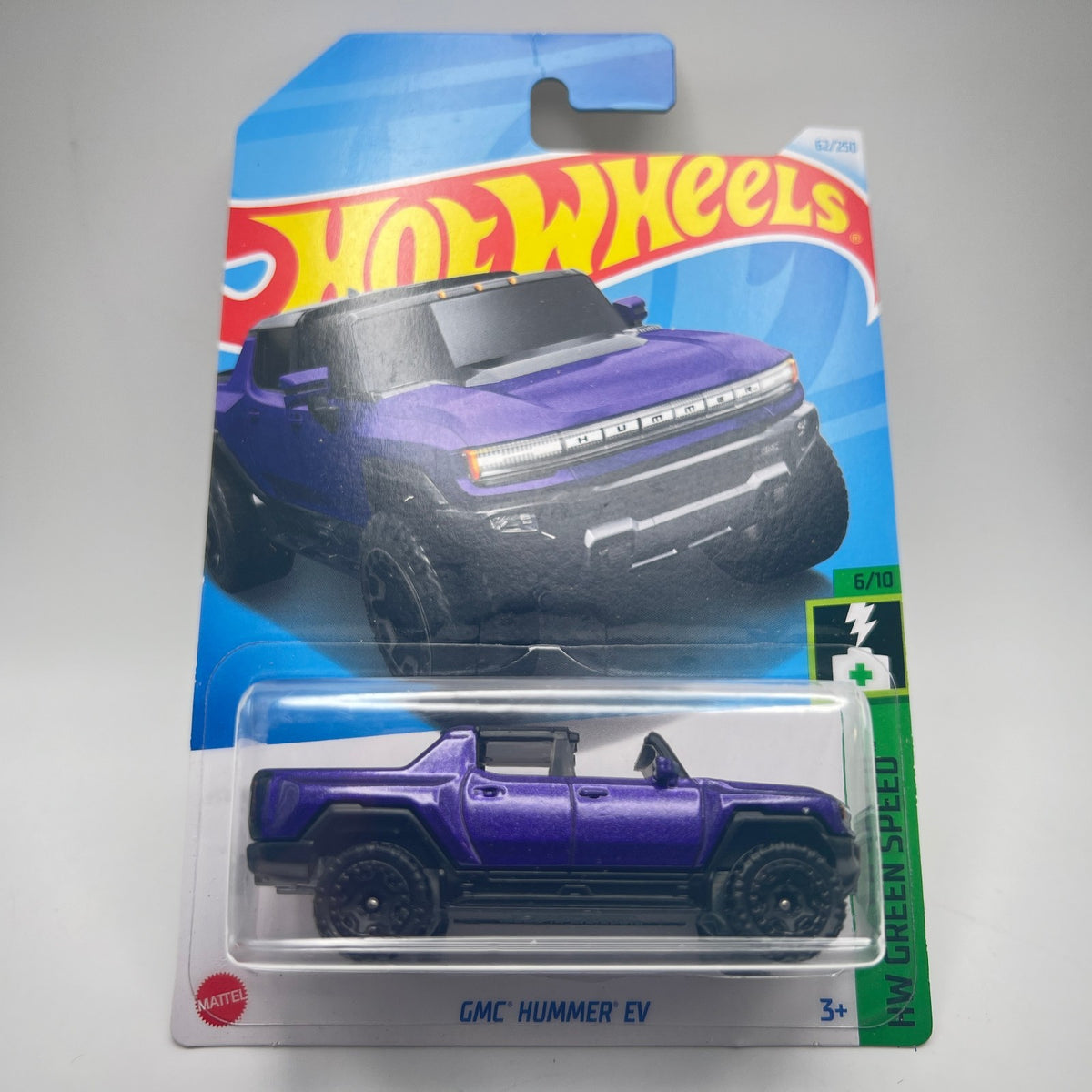 Hot Wheels GMC Hummer EV Purple 62/250 HW Green Speed 6/10
