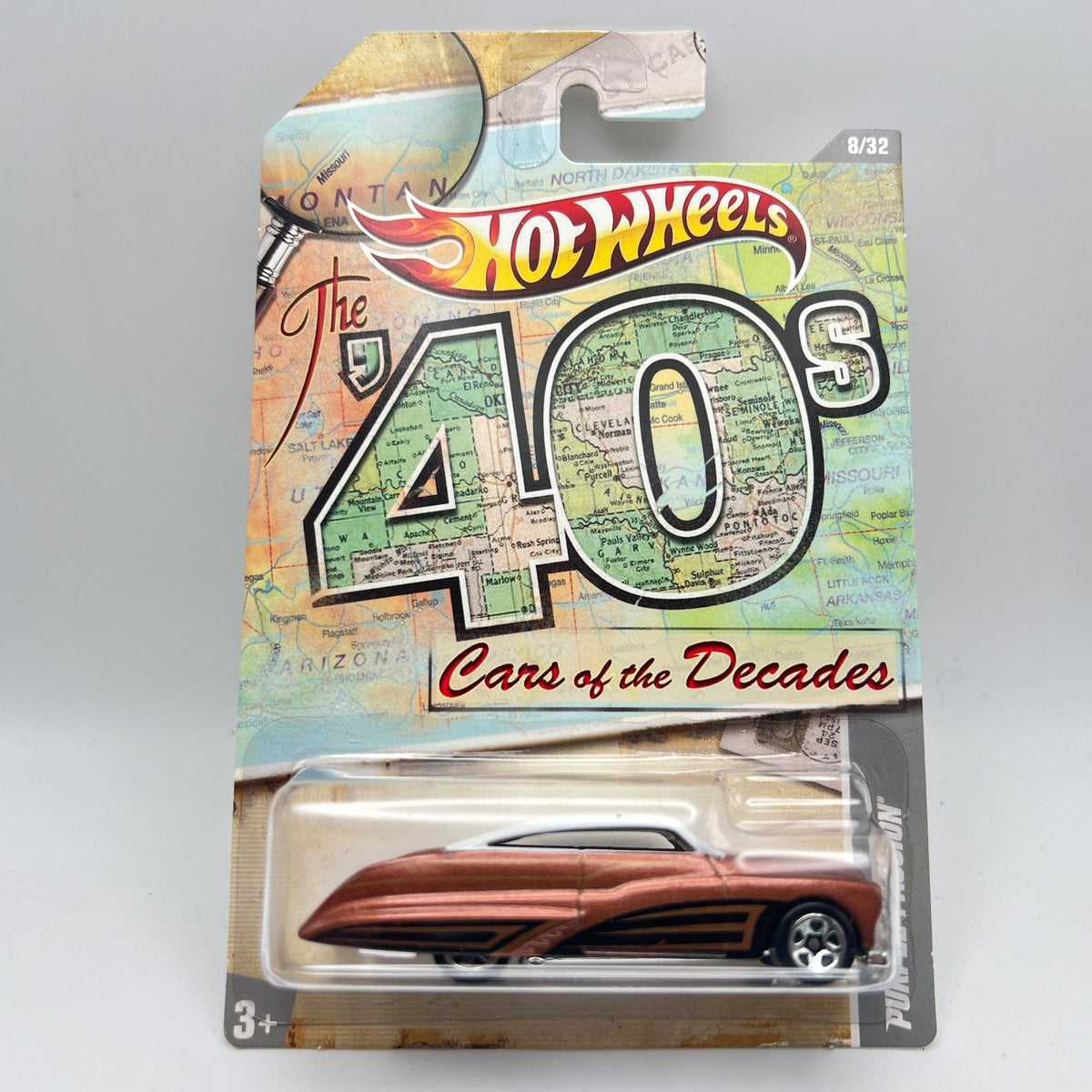 Hot Wheels Purple Passion Copper Cars of the Decades 40s 8/32