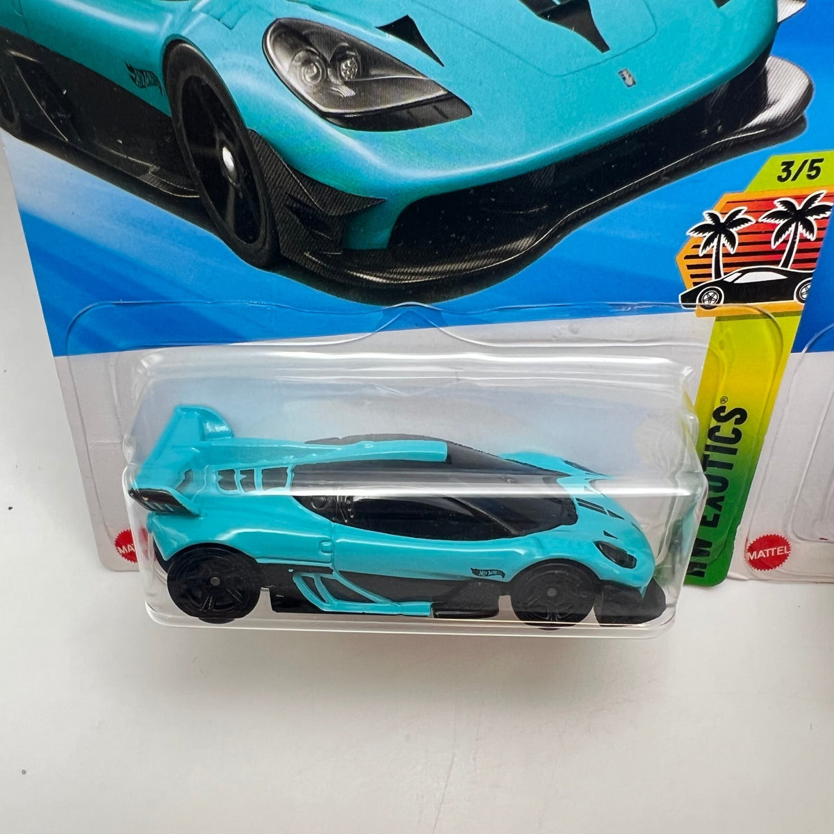 Hot Wheels Orange & Teal Gordon Murray Automotive T.50s Lot Of 2