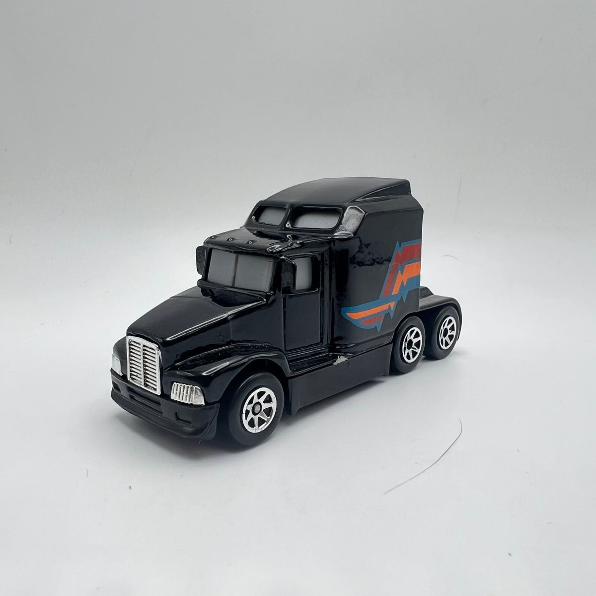 Hot Wheels Big Rig Semi Cab Black Stripes 1988 LOOSE 1/64