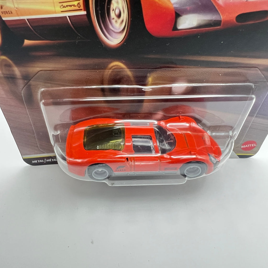 Hot Wheels Premium 66 Porsche 906 Carrera 6 Pop Culture Forza Orange