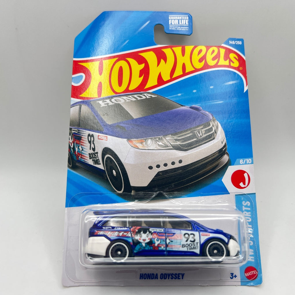 Hot Wheels Honda Odyssey 149/250 HW J-Imports 6/10 Blue 1:64 Diecast