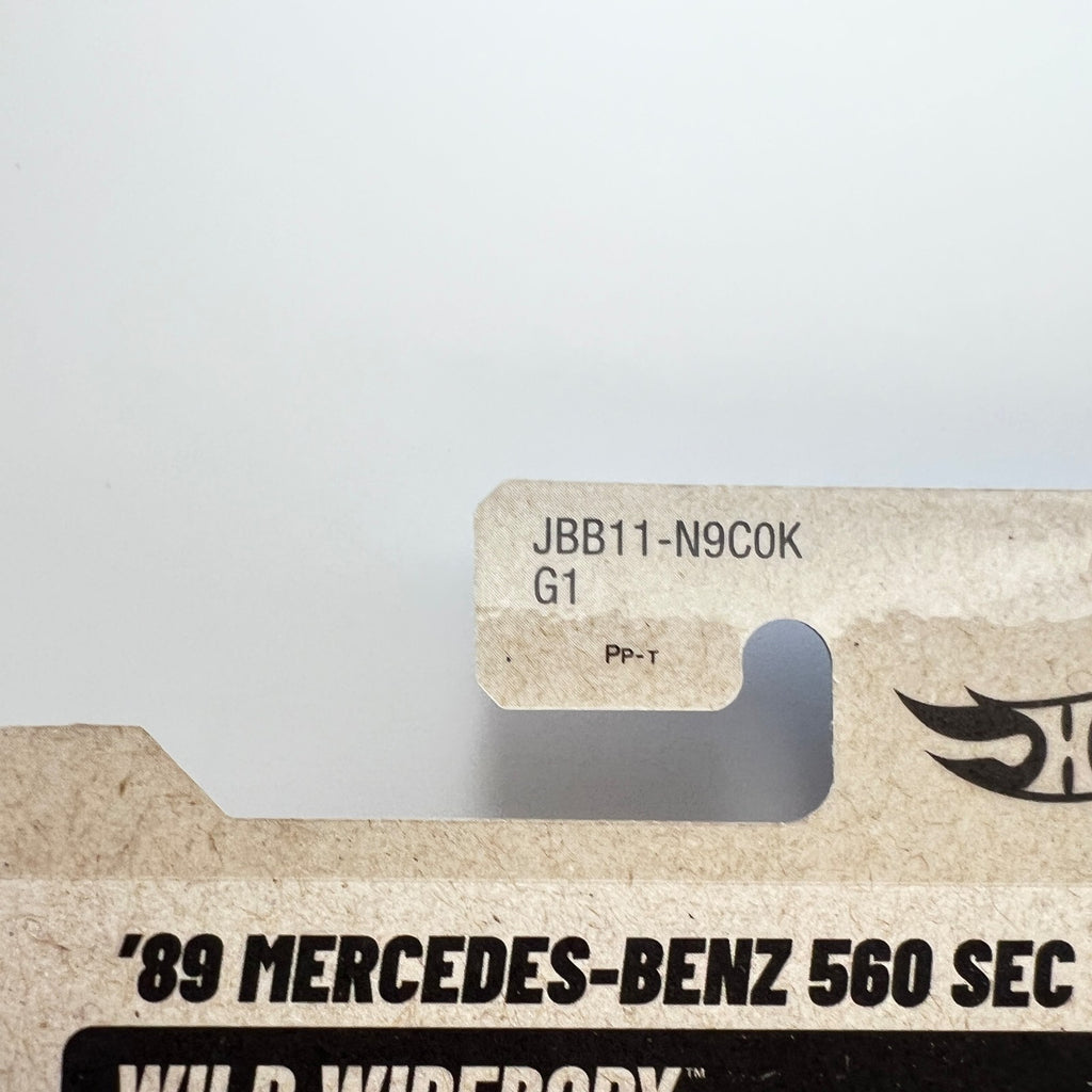 Hot Wheels '89 Mercedes-Benz 560 SEC AMG Gold 186/250 Wild Widebody 2/5