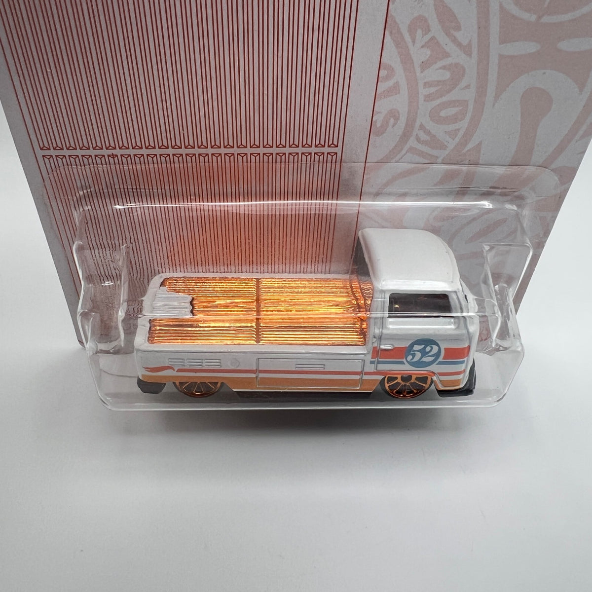 Hot Wheels Volkswagen T2 Pickup White #52 Rose Gold Anniversary 6/6