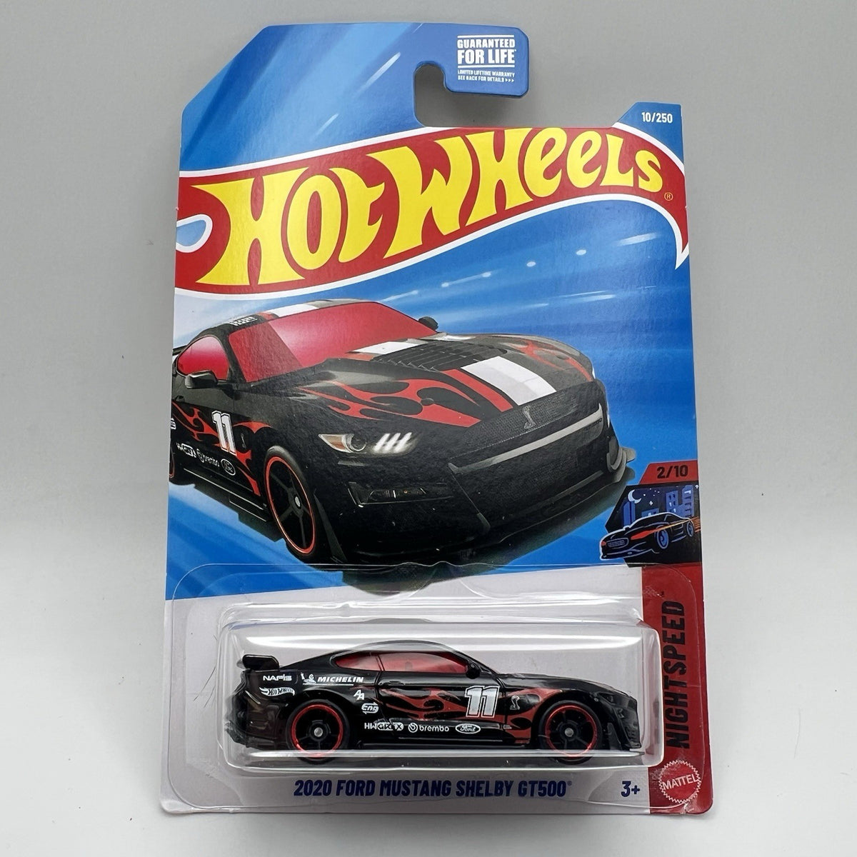 🔥2026 Hot Wheels MUSCLE black ‘20 Ford Mustang Shelby GT500 NIGHTSPEED 10/250