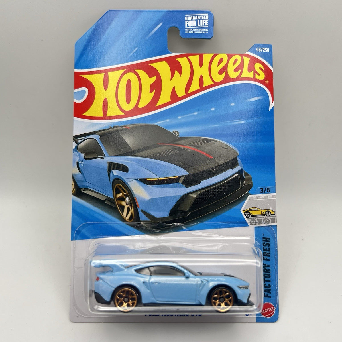 FORD mustang GTD BLUE Factory Fresh  45/250 3/5