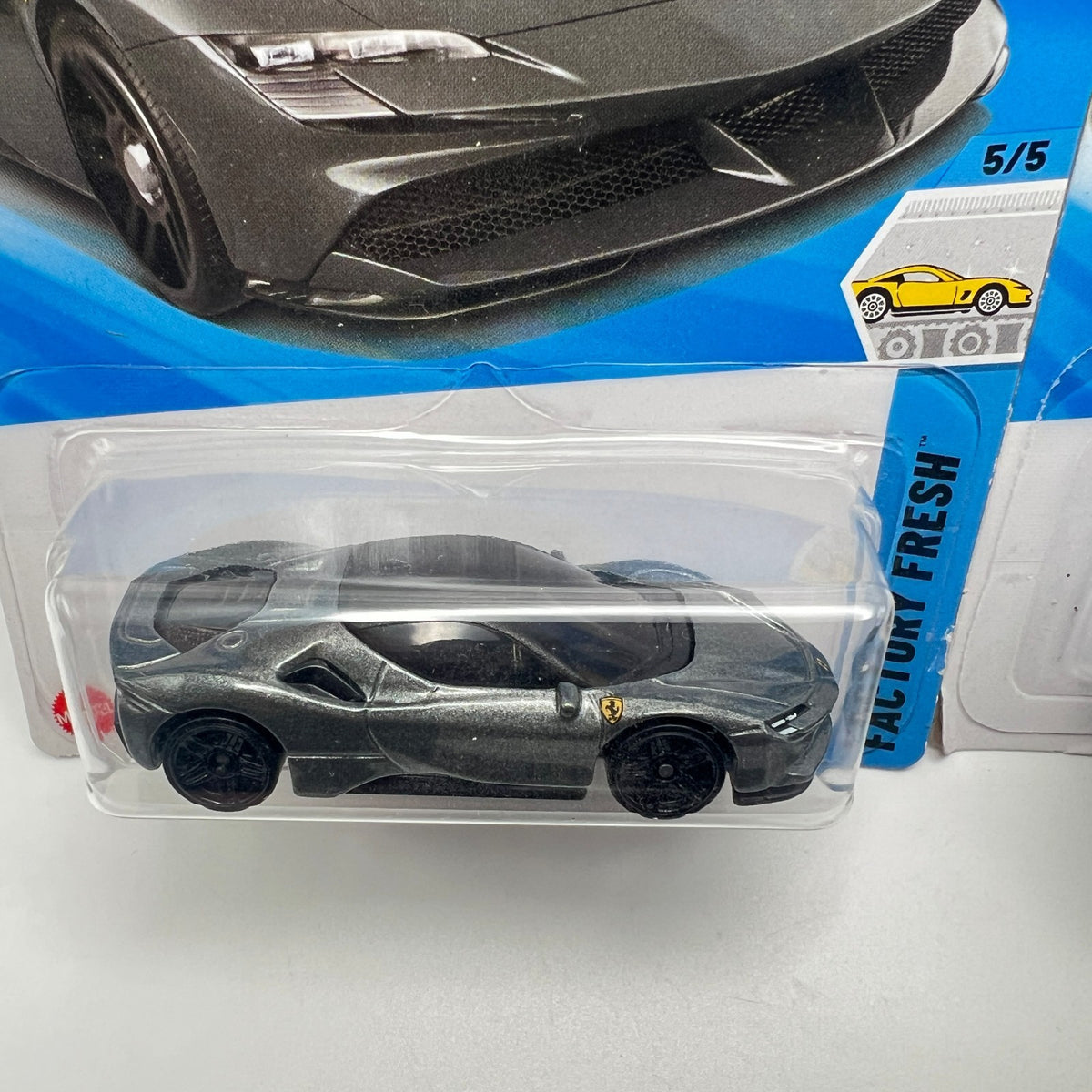 Hot Wheels Ferrari SF90 Stradale Lot of 2 Grey 191/250 + Blue 41/250 1:64