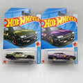 Lot of 2 - purple & green 2024 Hot Wheels Nissan Skyline RS KDR30 J-Imports jdm