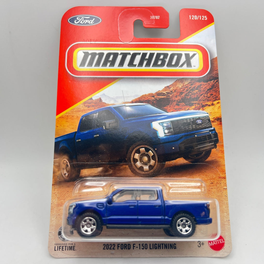 Matchbox 2022 Ford F-150 Lightning blue