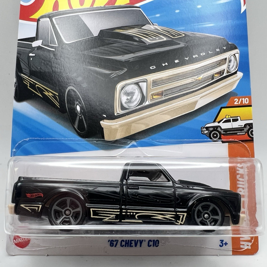 Hot Wheels '67 Chevy C10 [Black], HW Hot Trucks 2/10, 21/250  2025