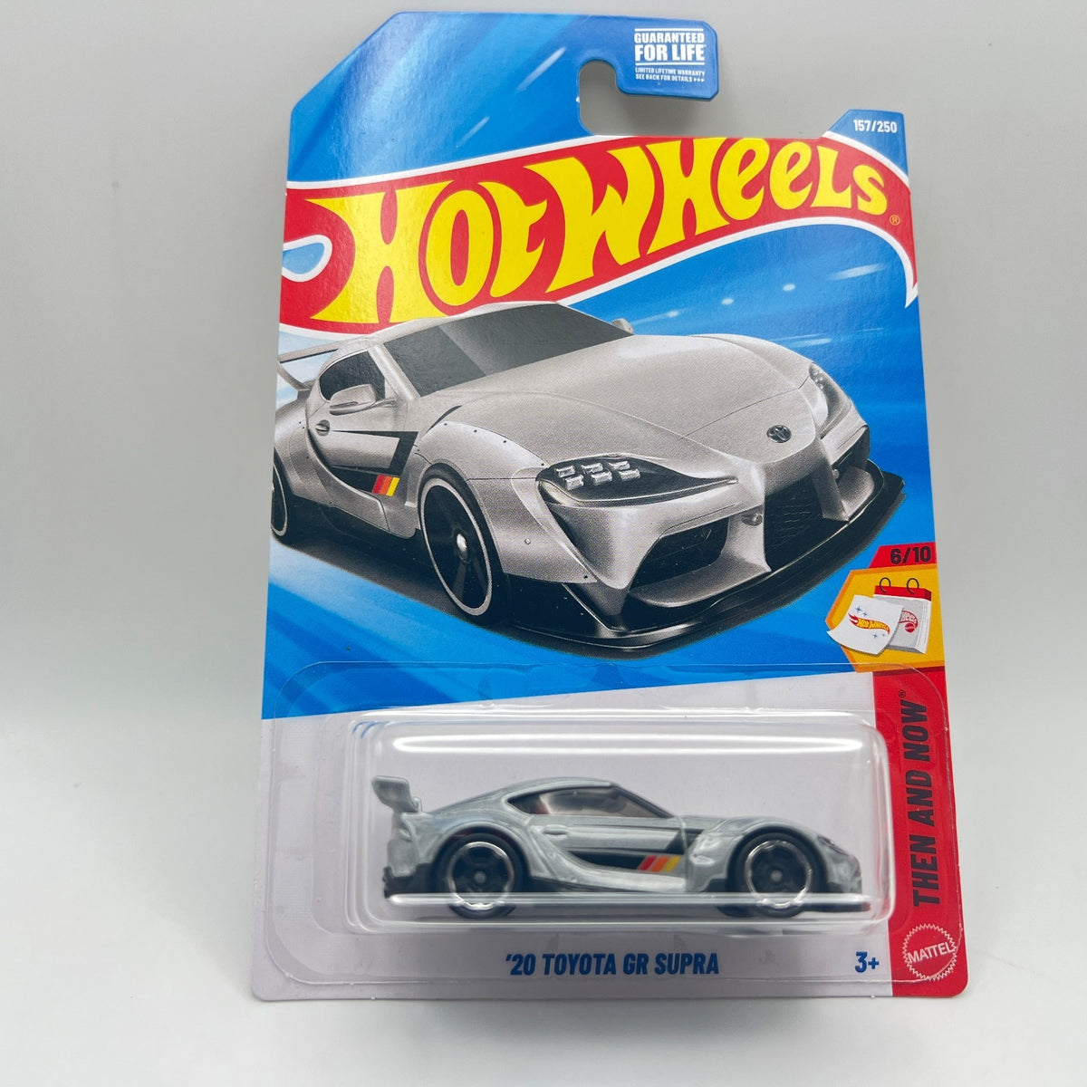 Hot Wheels 20 Toyota GR Supra Silver Then And Now 6/10 157/250 2026 Pandem