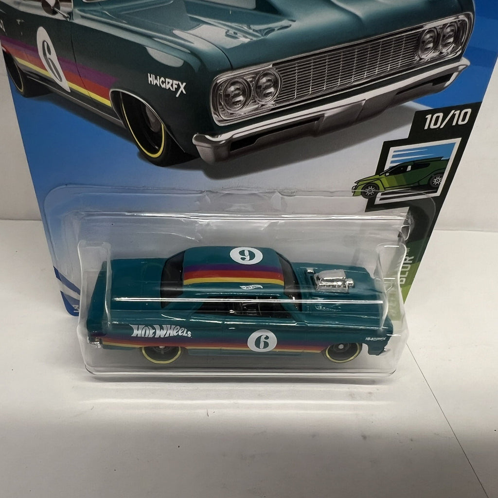 Hot Wheels '64 Chevy Chevelle SS #62/250 [Turquoise] Speed Blur. Racing Decals