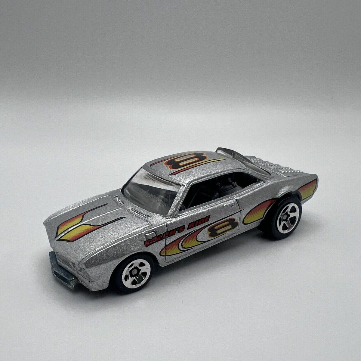 Hot Wheels 2002 Vairy 8 Silver Loose 1:64 Scale Diecast Hot Rod Car