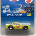 1995 Hot Wheels Yellow Buick Stocker #472 1:64 Scale Diecast Car Vintage