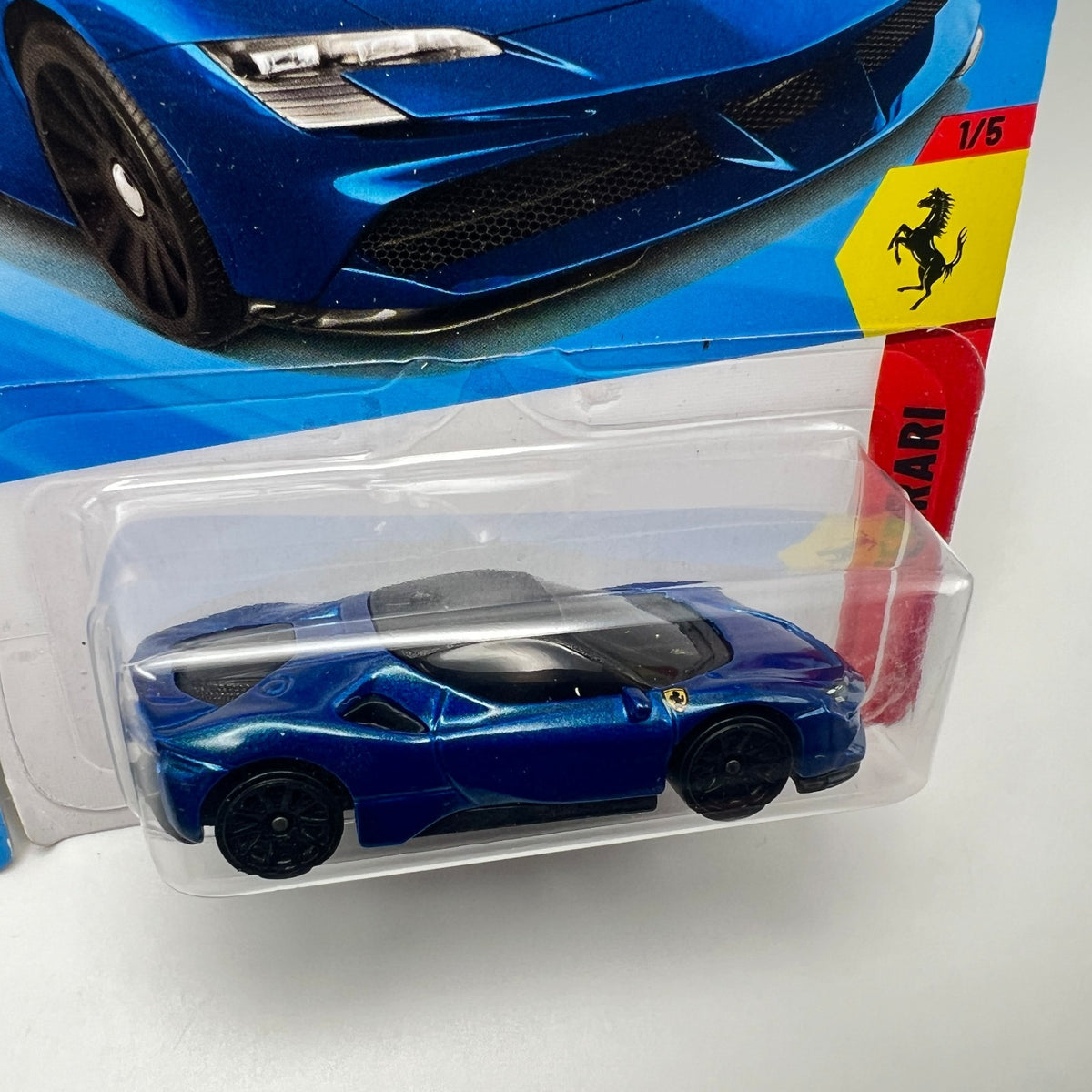 Hot Wheels Ferrari SF90 Stradale Lot of 2 Grey 191/250 + Blue 41/250 1:64