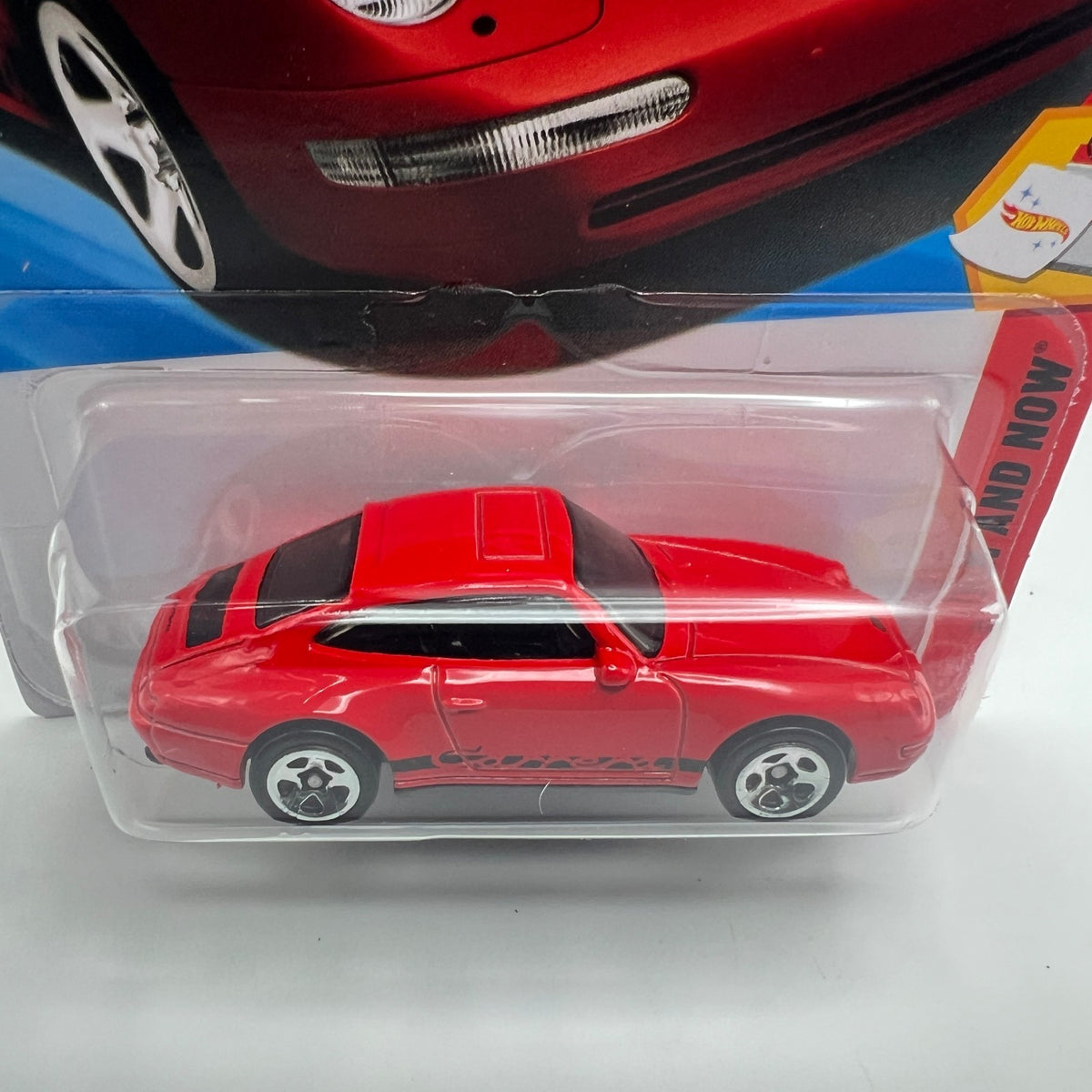 Hot Wheels '96 Porsche Carrera Red 98/250 Then and Now 4/10