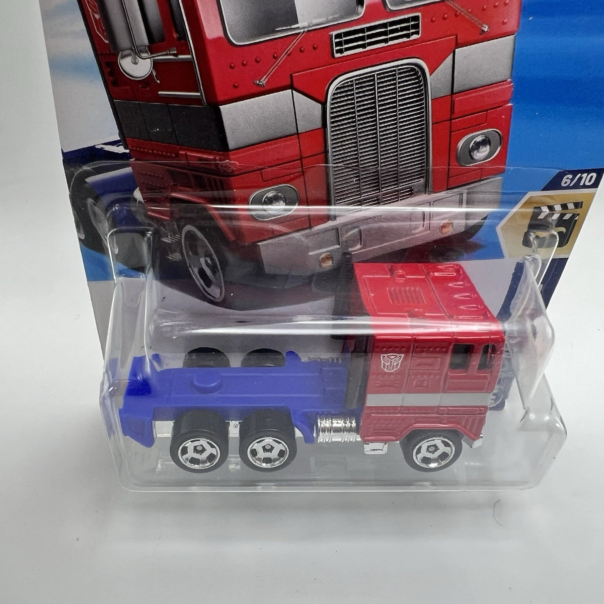 2025 HOT WHEELS F CASE TRANSFORMERS OPTIMUS PRIME RED HW SCREEN TIME 6/10