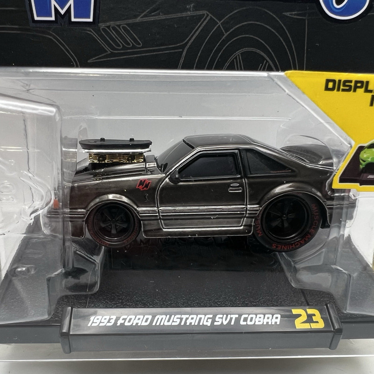 2023 MUSCLE MACHINES CAR LE ‘93 FORD MUSTANG SVT COBRA Smoke Black