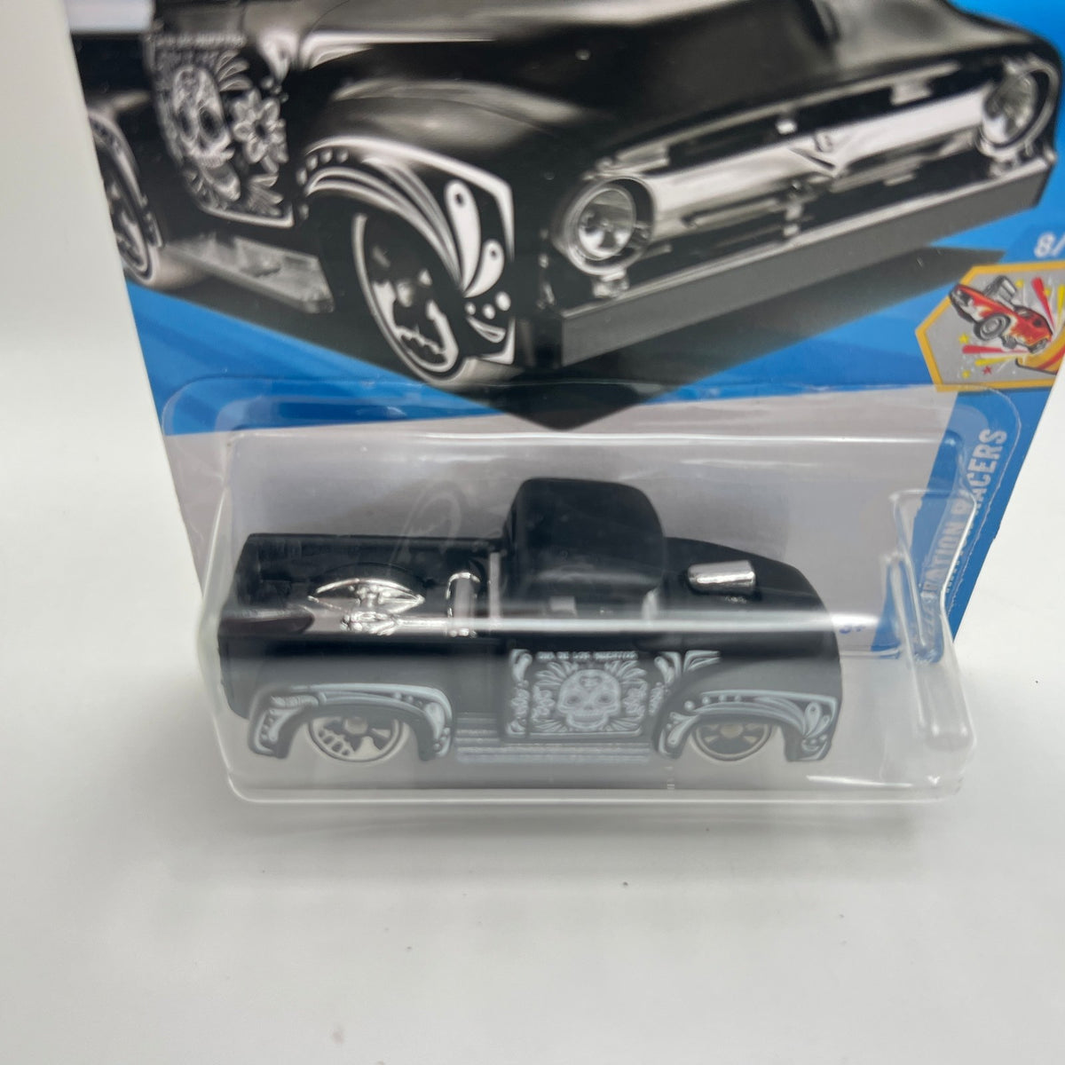 Hot Wheels Custom 56 Ford Truck Celebration Racers 8/10 Black 233/250