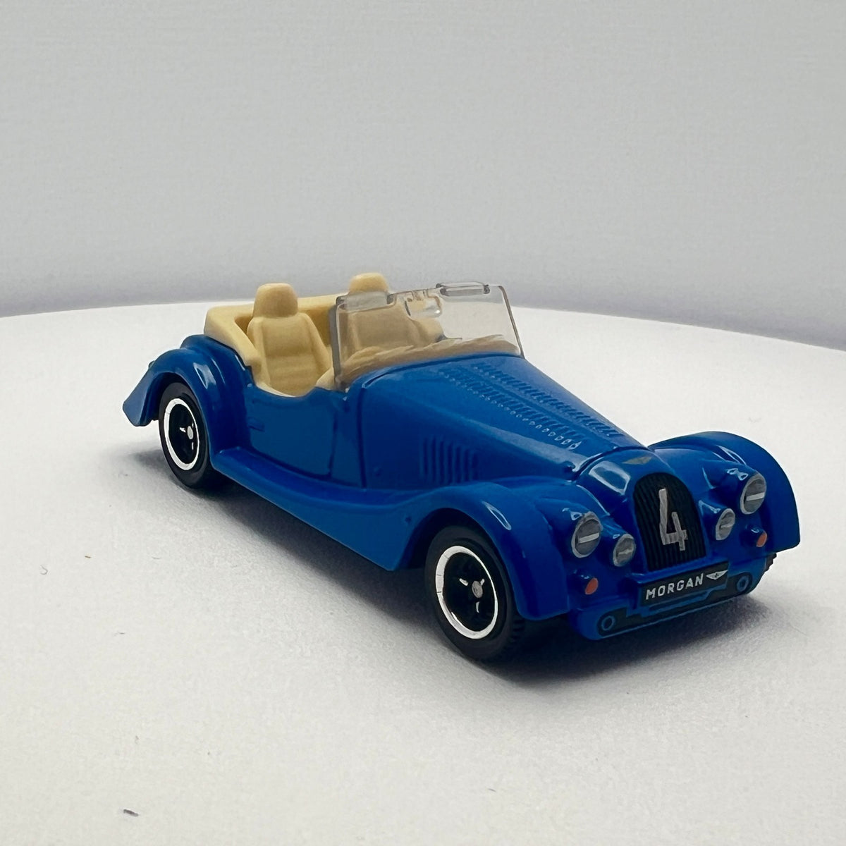Matchbox Morgan Plus Four Blue #4 LOOSE 1/64
