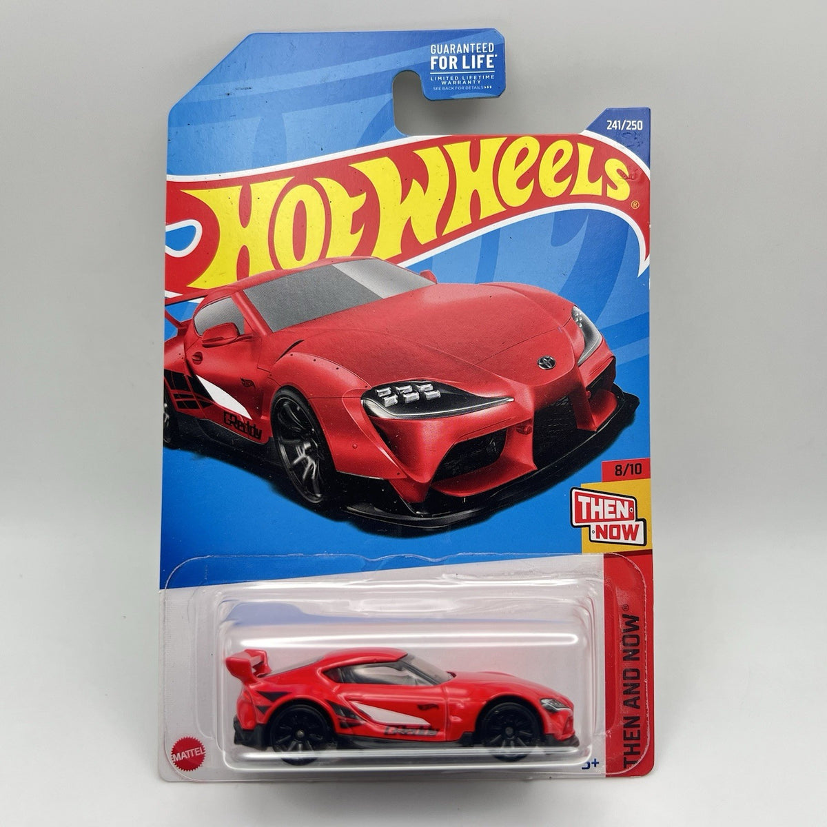 Hot Wheels 2022 Then and Now Red ‘20 Toyota GR Supra #241