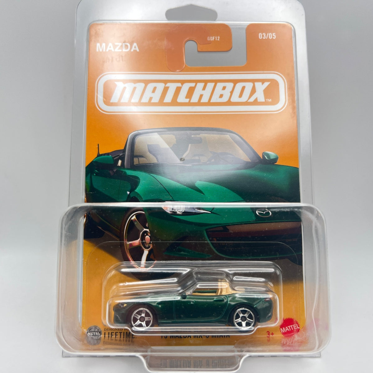 Matchbox '15 Mazda MX-5 Miata Green Mazda 03/05 The Vault
