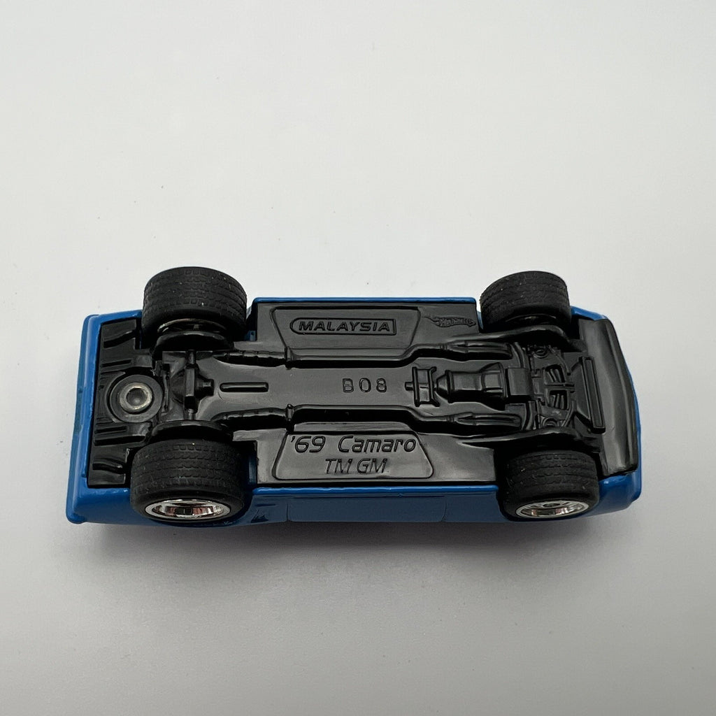 Hot Wheels Loose Larry's Garage Blue With Blue Interior '69 Chevy Camaro
