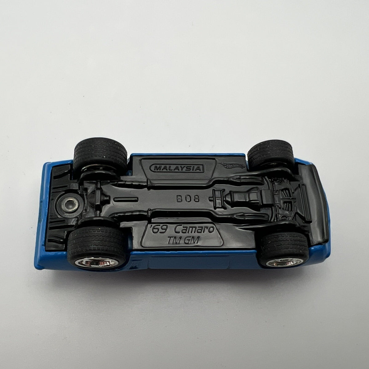 Hot Wheels Loose Larry's Garage Blue With Blue Interior '69 Chevy Camaro