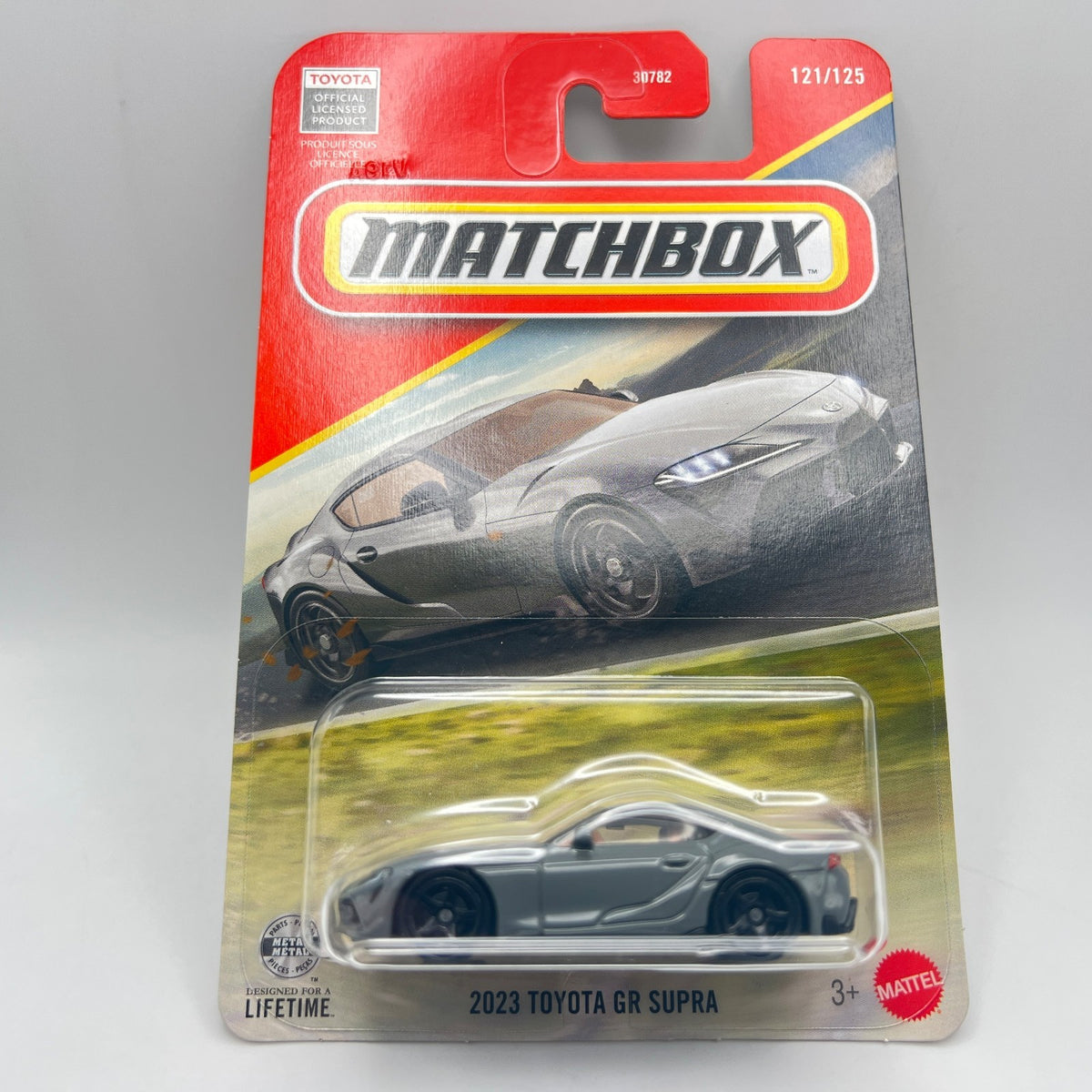 Matchbox 2023 Toyota GR Supra Grey 121/125 2026 Mainline 1:64 Diecast