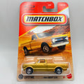 Matchbox 1968 Chevy C10 110/125 Metallic Gold White 1:64 Diecast