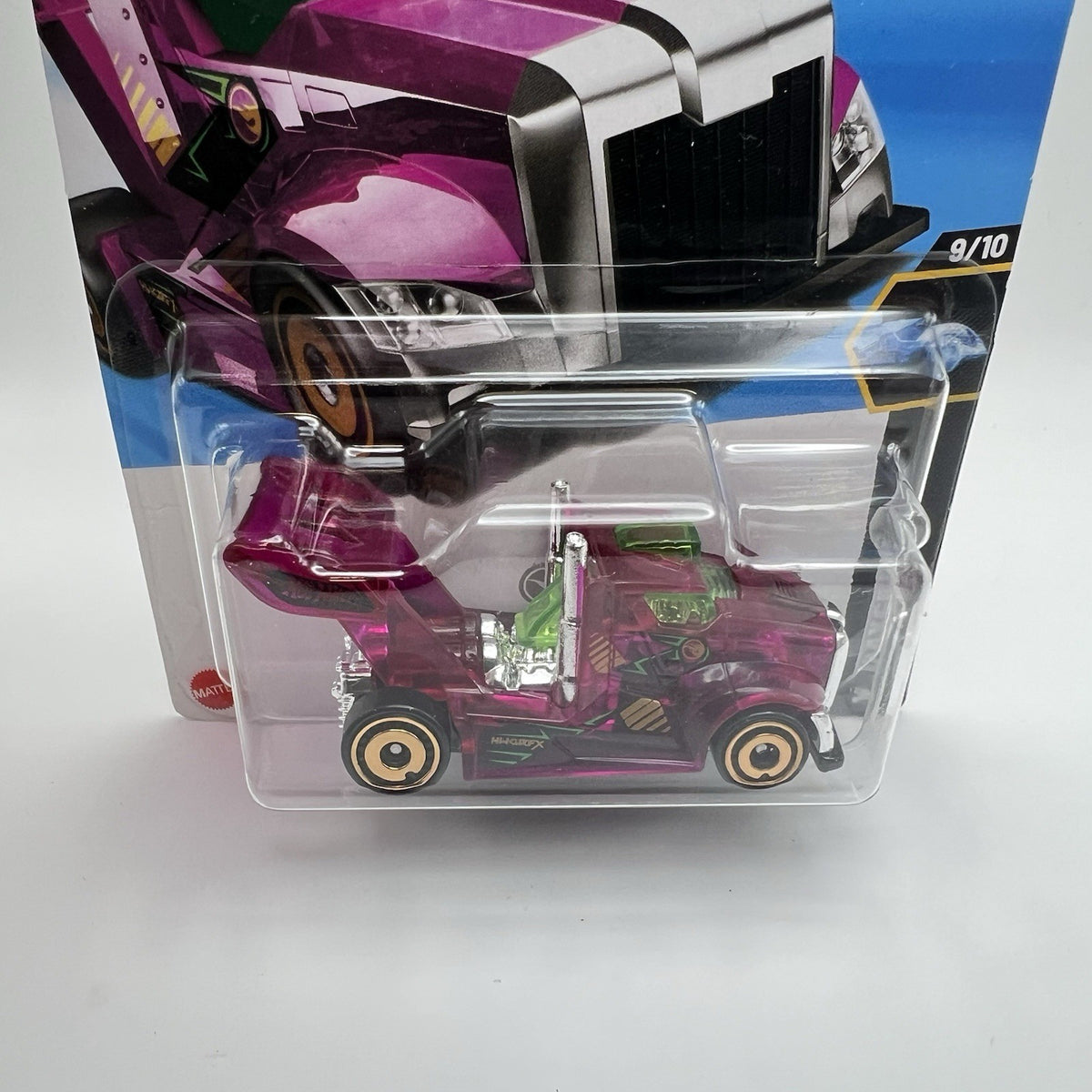 Hot Wheels Rig Storm Purple, #110/250, 2025 X-Raycers Treasure Hunt