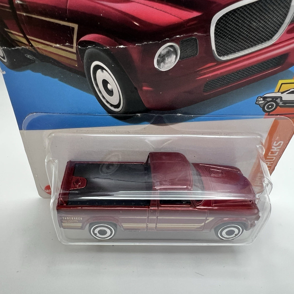 Hot Wheels 63 Studebaker Champ Red #155 Mainline Diecast Truck