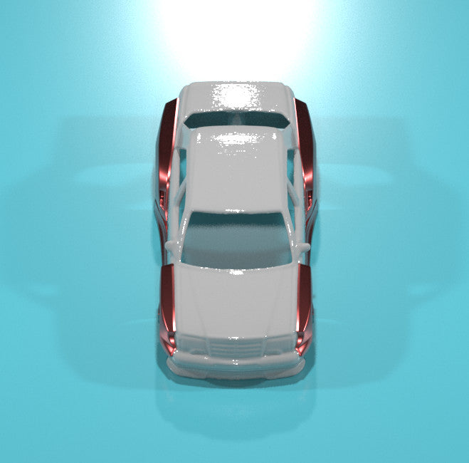 Wide Body Kit for Hot Wheels Mercedes E500 - Resin - 3d Printed