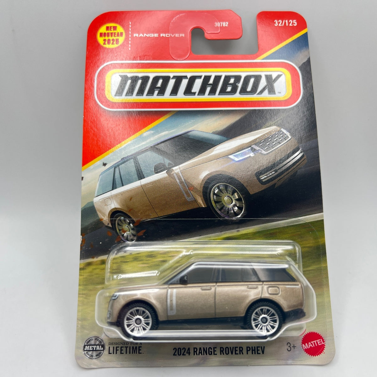 Matchbox 2024 Range Rover PHEV 32/125 Gold 1:64 Diecast