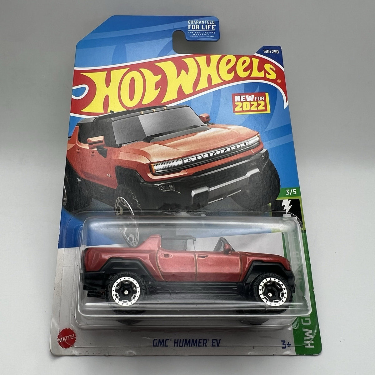 GMC Hummer EV 130/250 Hot Wheels 2022 HCX41 HW Green Speed 3/5