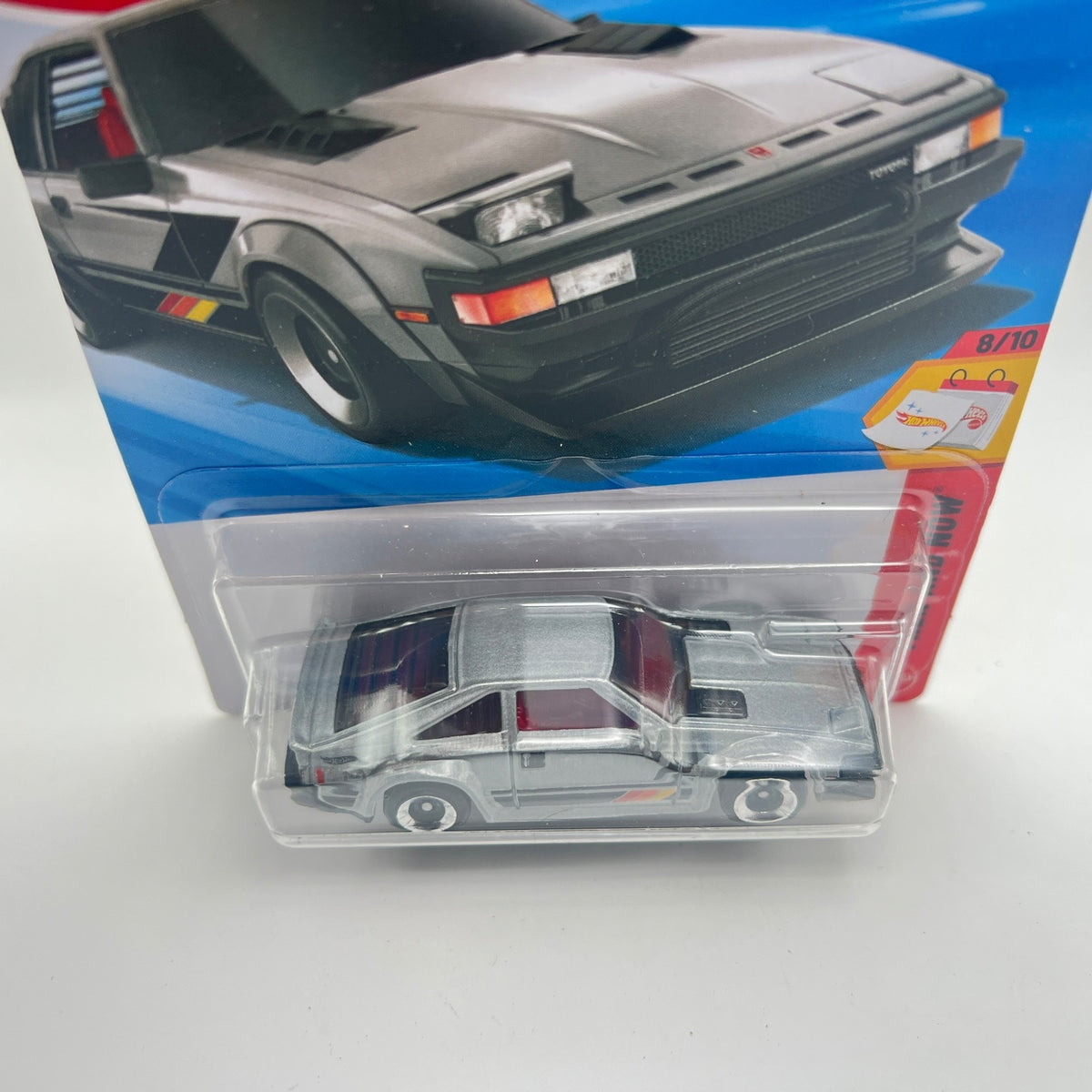 Hot Wheels 82 Toyota Supra Silver 190/250 Then and Now 8/10 1:64 Diecast