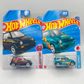 Hot Wheels 85 Honda City Turbo II Lot of 2 Black 105/250 + Teal 141/250