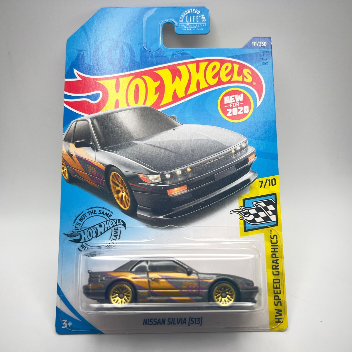 Hot Wheels Nissan Silvia S13 111/250 HW Speed Graphics 7/10 Gunmetal
