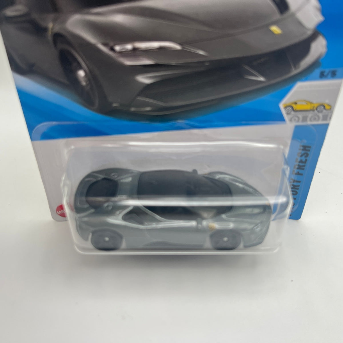 HW Ferrari SF90 Stradale Grey 191/250 Factory Fresh 5/5