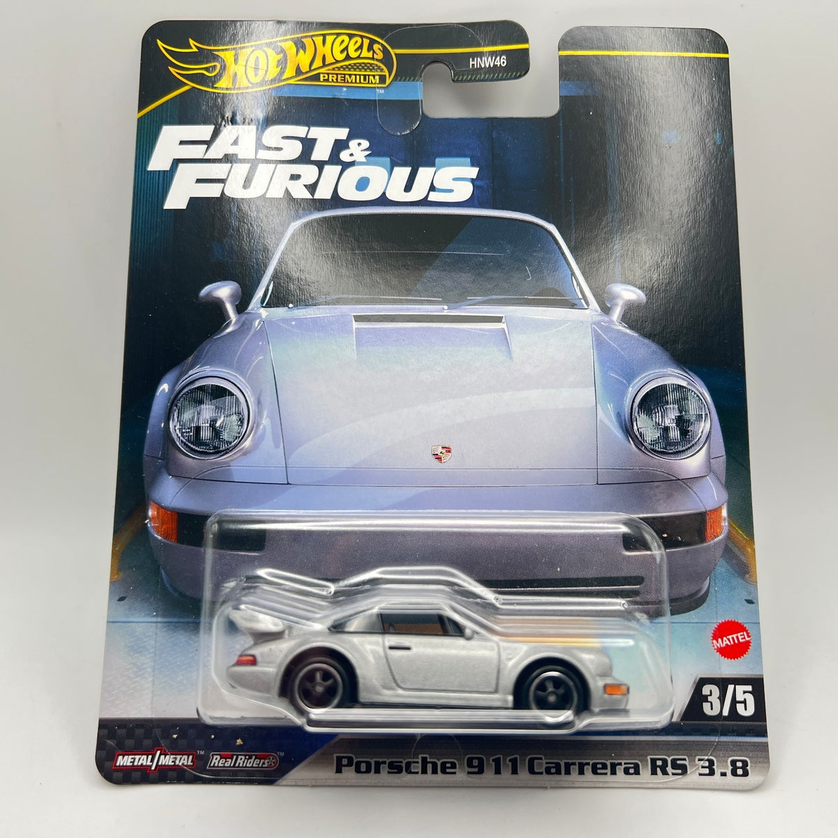 Hot Wheels Premium Porsche 911 Carrera RS 3.8 Fast and Furious 3/5