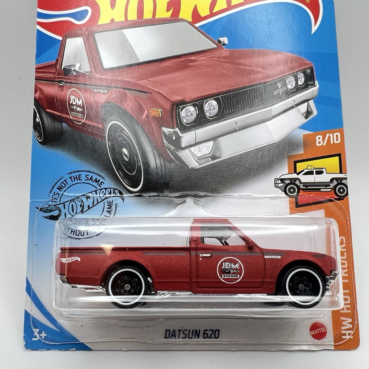 2020 Hot Wheels HW Hot Trucks - Datsun 620 - Red - JDM