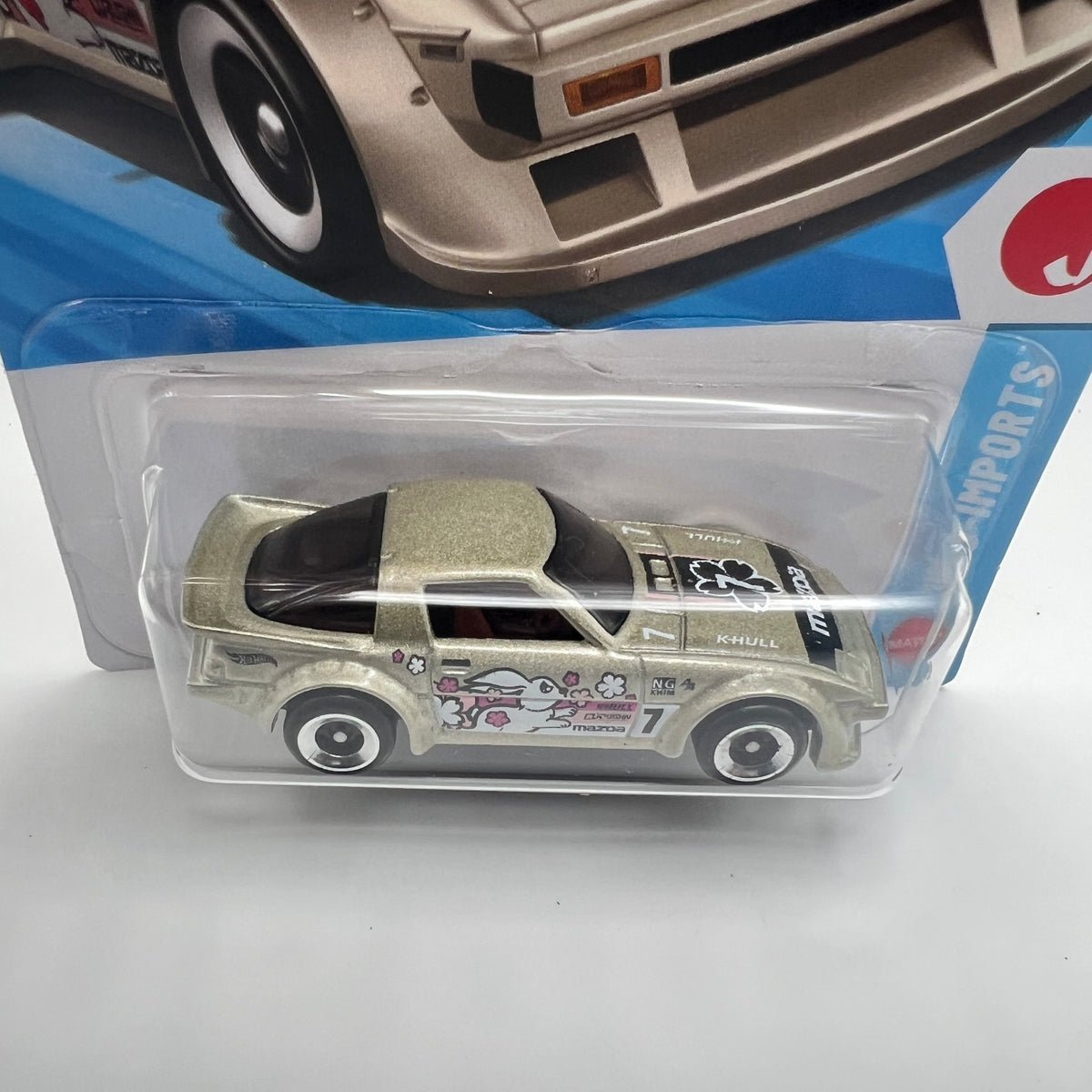 Hot Wheels Mazda RX-7 Champagne Gold 61/250 HW J-Imports 2/10