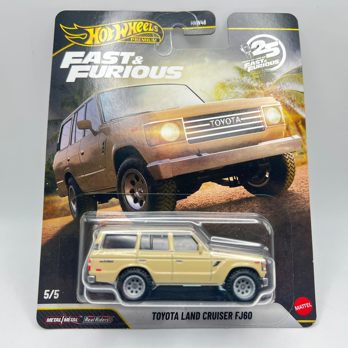 Hot Wheels Premium Toyota Land Cruiser FJ60 Fast and Furious Hobbs Shaw