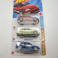 Hot Wheels ‘90 Honda Civic EF *LOT OF 3* Red, Blue & Lime Green