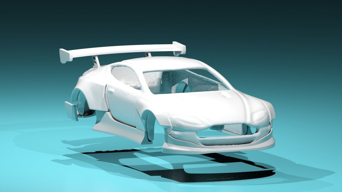 Pandem Style Wide Body Kit for Hot Wheels Aston Martin V8 Vantage - 3d Printed