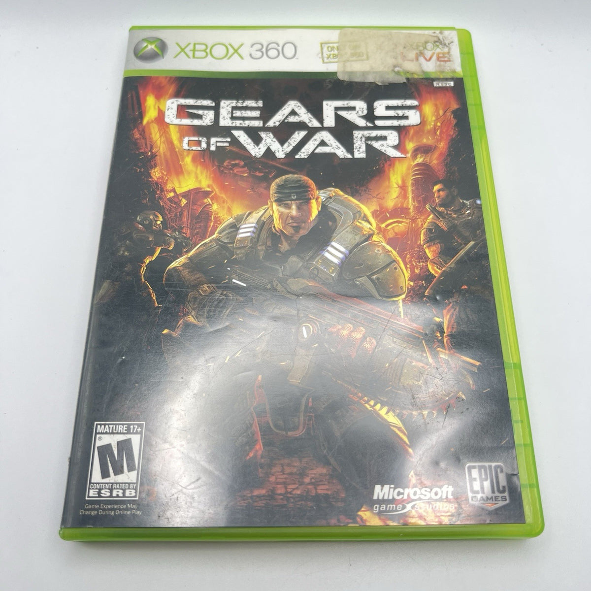 Gears of War (Microsoft Xbox 360, 2006) CIB Complete w/ Manual